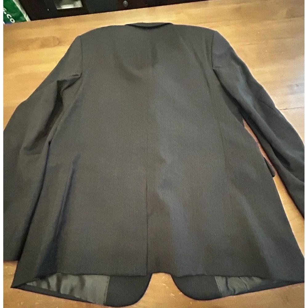 Banana Republic Lanificio Fabric Gray Blazer Sport Coat Mens 42L Wool Modern Fit